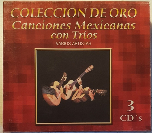 Cd Canciones Mexicanas Con Trios 3cds + Coleccion De Oro