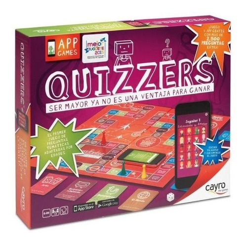 Juego De Mesa De Preguntas Quizzers Cayro Familiar
