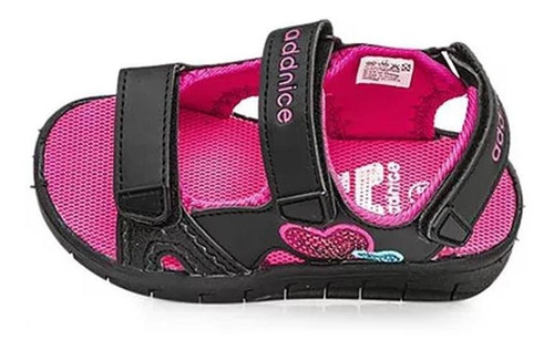 Addnice Sandalias Baby - Corazón Ngro