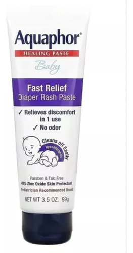 Aquaphor Baby Diaper Rash Fast Relief Sarpullido De Pañal 99