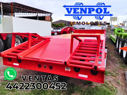 Remolque Venpol Lowboy Jalon Argolla Para Retro Un Eje 2025