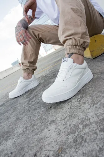Zapatillas blancas lisas hombre new arrivals