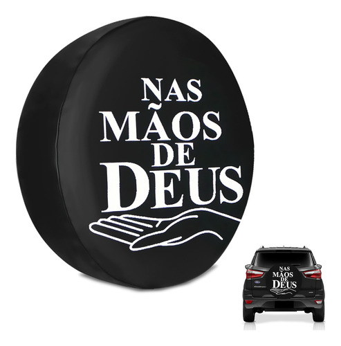 Capa Estepe Ecosport 2012 2013 2014 Nas Mãos De Deus Cadeado