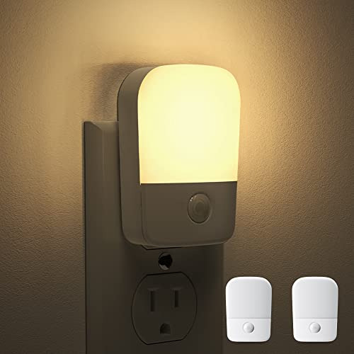 Paquete De 2 Luces Nocturnas Enchufables A La Pared, Luz Noc