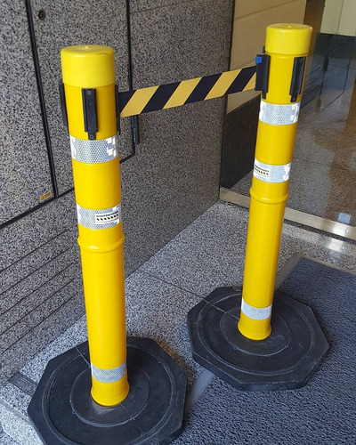 Poste Cinta Retráctil. Organizador De Filas. Uso Industrial.