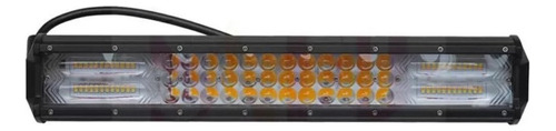 Barra Led Bicolor 252w 45cm Para Autos Y Camiones - Nebliner