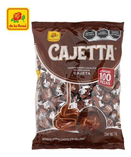 Chocolate Cajetta Dulces De La Rosa 100 Piezas