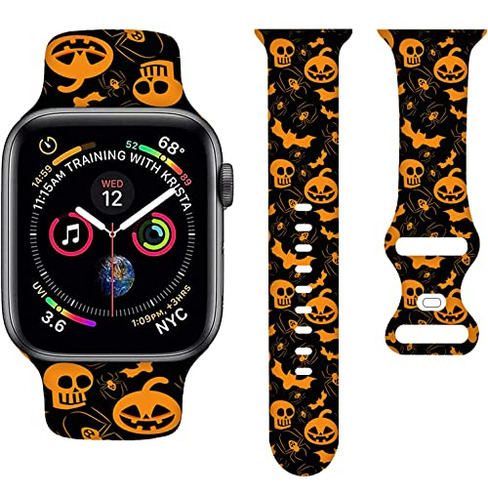 Happy Halloween Cat Pumpkin Spider Web Cartoon Wristbands Co