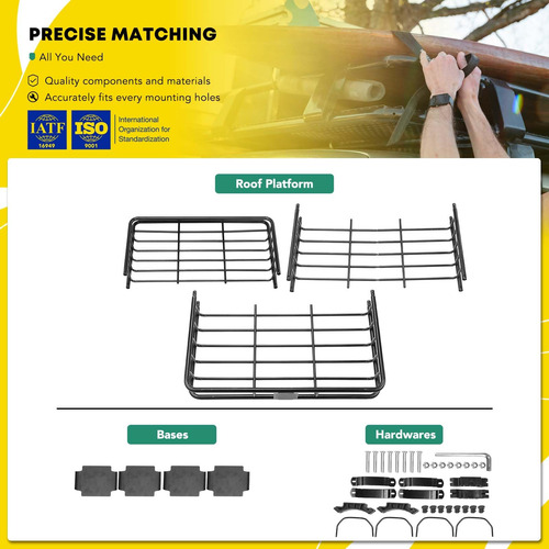 Portaequipajes Universal 162 X 99 X 10 Cm Para Coche Suv