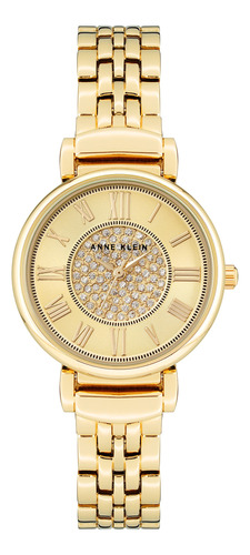 Reloj Anne Klein Premium Para Mujer Con Detalles De Cristal
