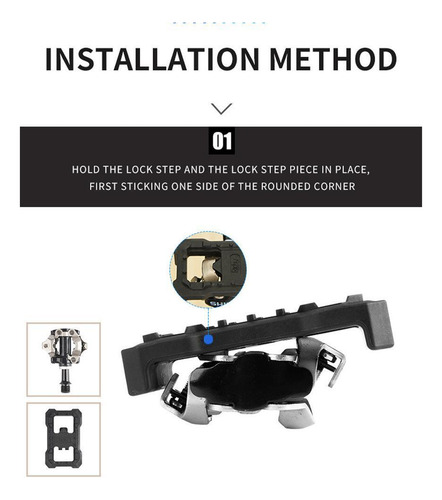 Adaptador De Plataforma Plana De Nailon Con Pedal Sin Clip P