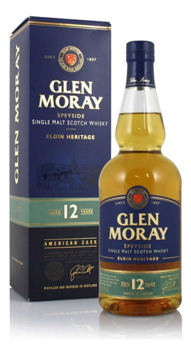 Whisky Glen Moray Elgin Heritage 12 Años X 700 Ml - Estuche