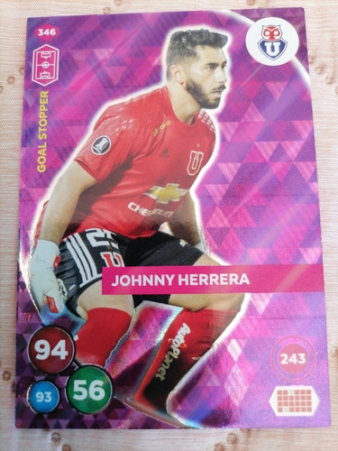 Carta Adrenalyn Campeonato Chileno 2019 - Johnny Herrera 346