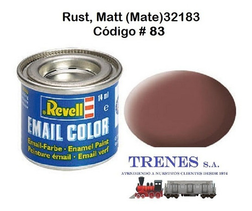 Pintura Para Modelismo 14ml,  Rust , Matt  By Revell# 32183