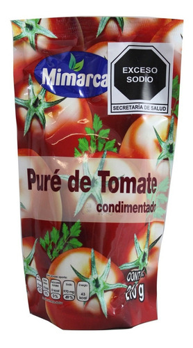 Pure De Tomate Mimarca Condimentado Pouch 210 Gr