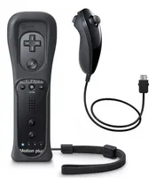 Comprar Control Wimotion Plus Wii Generico Negro Blanco Con Nunchuck