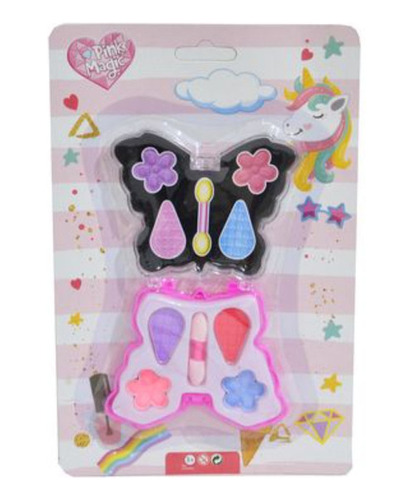 Set De Maquillaje Infantil Mariposa En Blister - 740639/7406