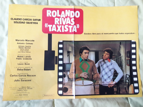 Afiche De Cine Rolando Rivas Taxista - Garcia Satur Grimau