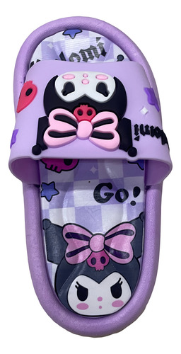 Ojotas Sandalias Chinelas Niñas Kuromi Ver Tabla De Talles