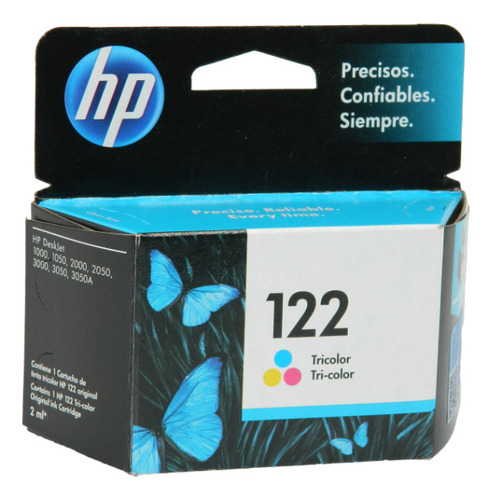 Cartucho Hp Original Verificable 122 Color 122c 2050 3050