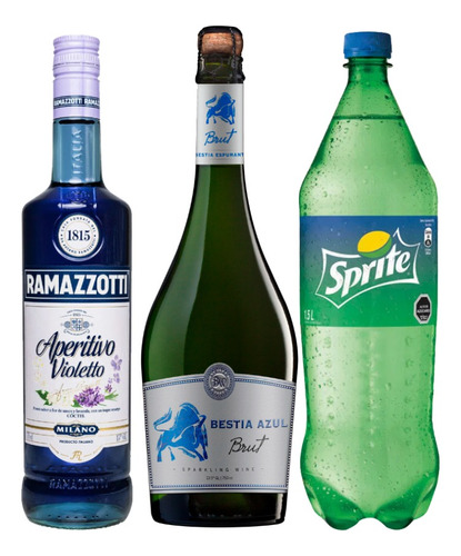 Mix Spritz: Ramazzotti Violetto + Espumante + Sprite