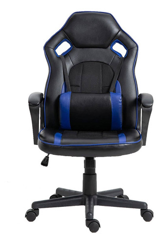 Silla Gamer Giratoria Con Almohadon Para Pc Escritorio - Rex