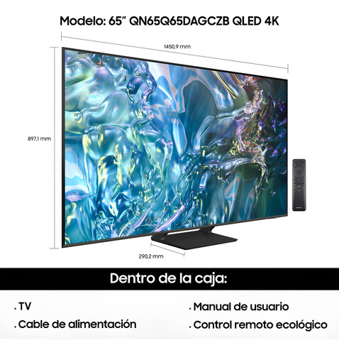 Smart Tv Samsung Satv65q65dagarg 65 Qled