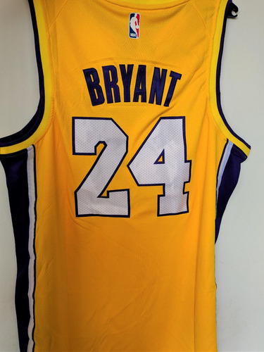 Regata Nba Lakers Kobe Bryant 24 Amarela Regata Basquete Nba