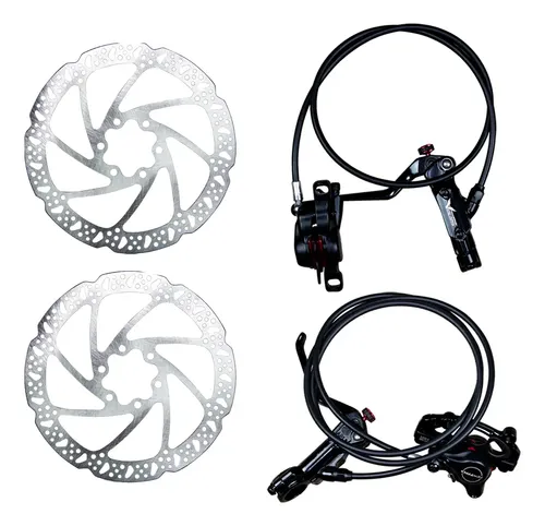Rotore Freno A Disco Idraulico Tektro TR180-24, Diametro 180mm, 6 Bulloni, Per MTB, In Alluminio, Nuovo Senza Scatola