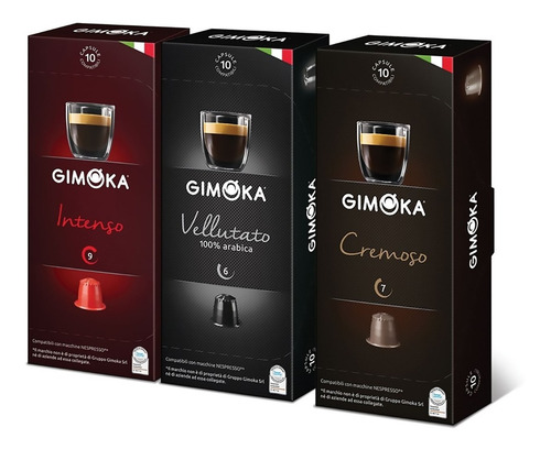 40 Cápsulas Nespresso Compat. Gimoka - 2 Packs Envío Gratis!