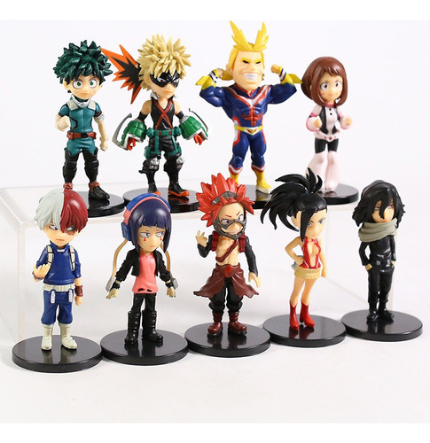 9 Unids/set Anime My Hero Academia Figura Modelo De Acción J