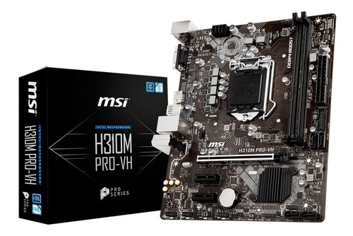 Motherboard Msi H310m Pro Vh 8va Gen Intel 1151 H310 Mexx