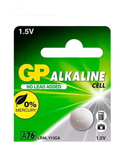 Par De Baterías Gp Alkaline Cell A76 1.5v Megatronica