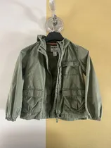 Comprar Campera Osh Kosh Liviana Talle 7 Verde Militar Impecable