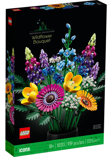 Lego Icons Ramo De Flores Silvestres 10313
