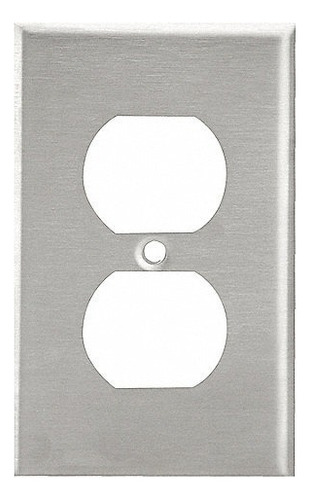 Leviton Placa Acero Inox 302 P-receptaculo Duplex