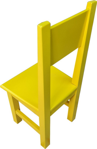 Silla Infantil Alta De Madera - Creativo Material Didactico