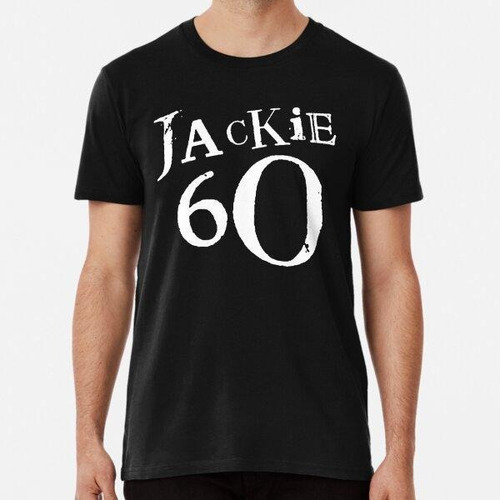 Remera Jackie 60 Classic Logo Blanco Sobre Negro Gear Algodo