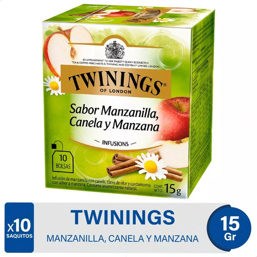 Te Twinings Manzanilla Canela Y Manzana - Caja X10 Sobres