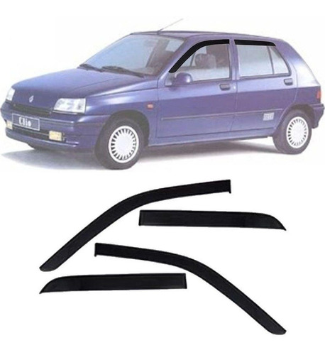 Calha De Chuva Renault Clio Fase 1 4 Portas 1996 A 1999