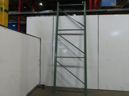 48  X 12' X 3 X3  Teardrop Pallet Racking Upright Leg 22 Ggm