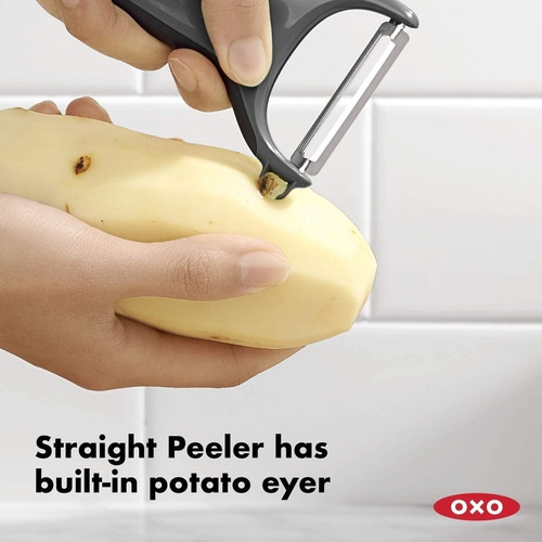 Imagen 7 de 10 de Set 3 Pelador Verduras Oxo Elegantes Cuch. Acero Inoxidable