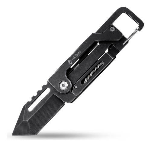 Cuchillo De Llavero Edcfans Multitool 8 En 1 Acero