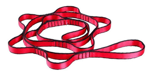Banda De Estiramiento Yoga Y Pilates Mejora Tus Ejercicios Color Rojo