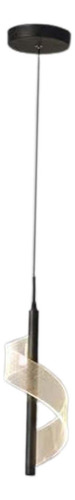 Luces Colgantes Led Candelabro Comedor 3 Colores Negro Claro