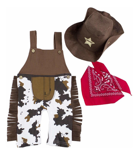 Styleilove Infant Toddler Baby Boy Sheriff Cowboy Monos Somb