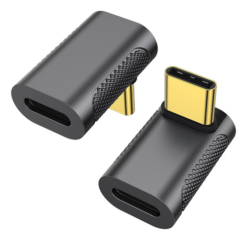 Auvipal Adaptador Usb C De Angulo Recto (paquete De 2), Cone