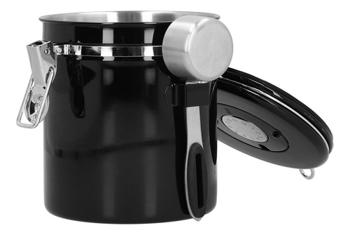 Recipiente De Sellado De Tarros De Granos De Café Negros Neg