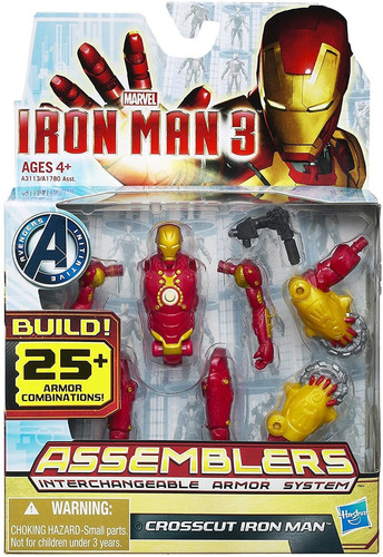 Iron Man 3 Figura Muñeco Intercambiable Original Hasbro