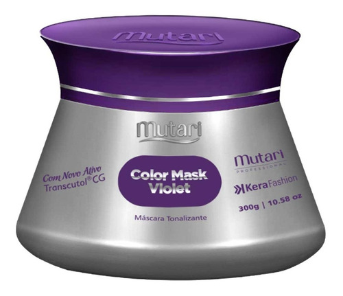 Máscara Matizadora Violeta Color Mask Mutari Para Loiras